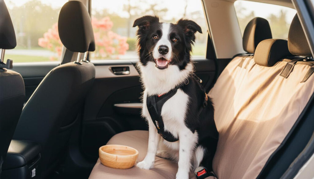 EzyDog Drive Harness : Avis & Test Crash+ border collie